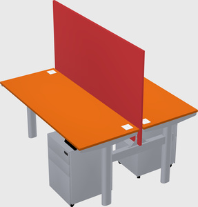 Shared electric desk