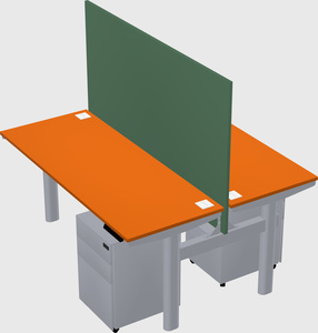Shared electric desk