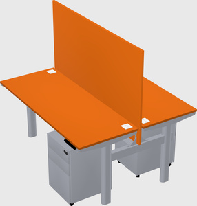 Shared electric desk
