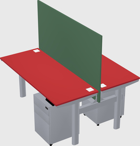 Shared electric desk