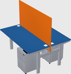 Shared electric desk