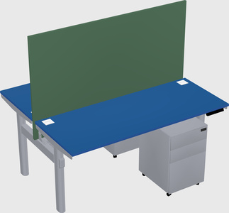 Shared electric desk
