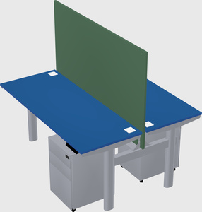 Shared electric desk