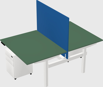 Shared electric desk
