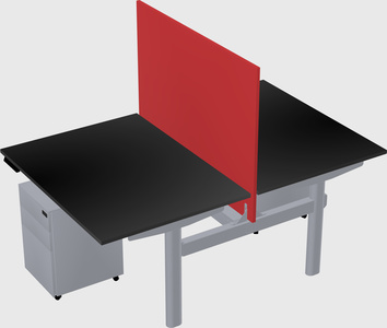 Shared electric desk