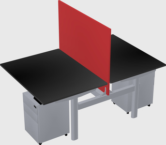 Shared electric desk