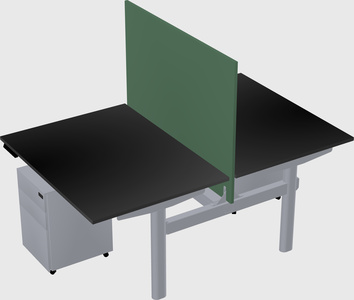Shared electric desk