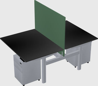 Shared electric desk