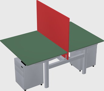 Shared electric desk
