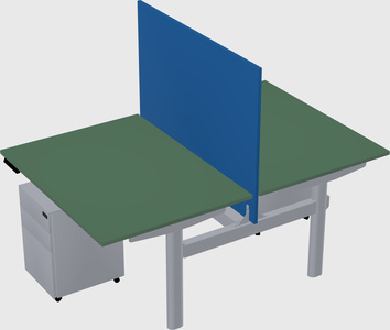 Shared electric desk