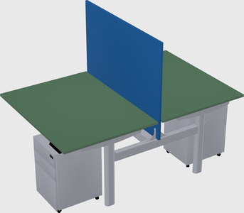 Shared electric desk