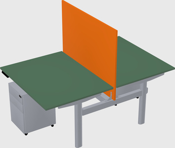Shared electric desk