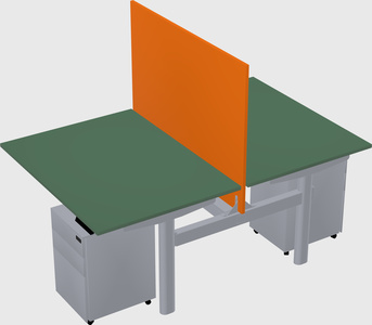 Shared electric desk