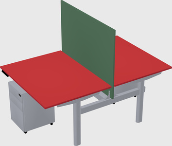 Shared electric desk