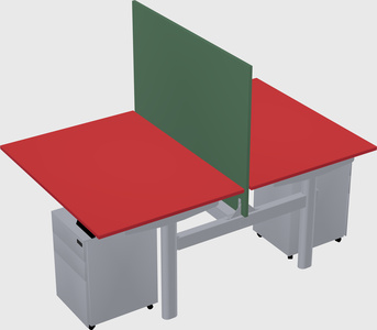 Shared electric desk