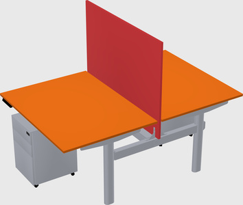 Shared electric desk