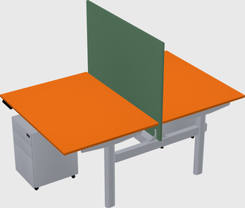 Shared electric desk