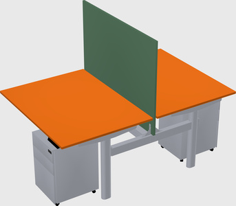 Shared electric desk