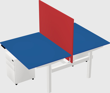 Shared electric desk