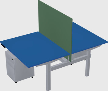 Shared electric desk