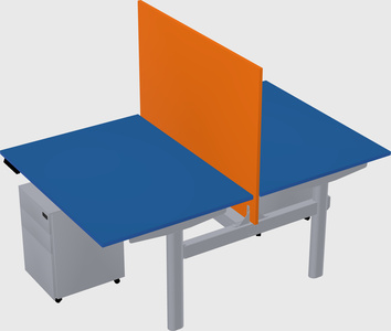 Shared electric desk