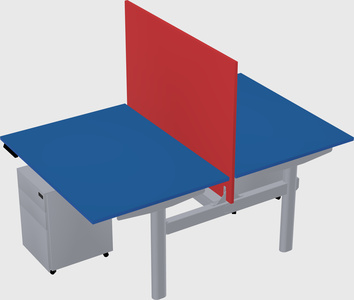 Shared electric desk