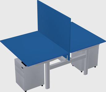 Shared electric desk