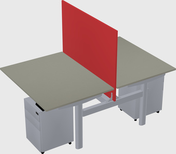 Shared electric desk