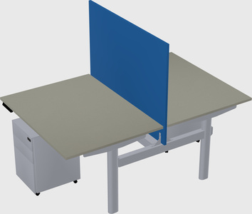 Shared electric desk