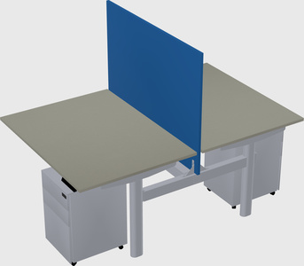 Shared electric desk