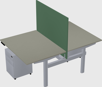 Shared electric desk