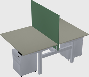 Shared electric desk