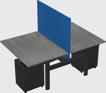 Shared electric desk