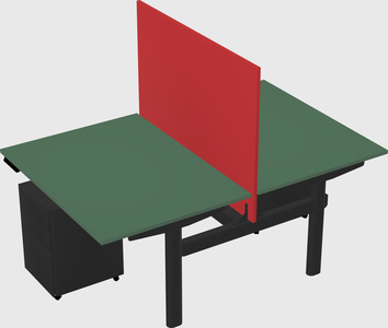 Shared electric desk