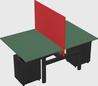 Shared electric desk