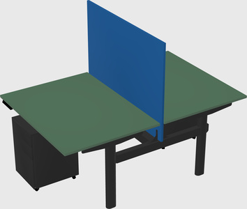 Shared electric desk