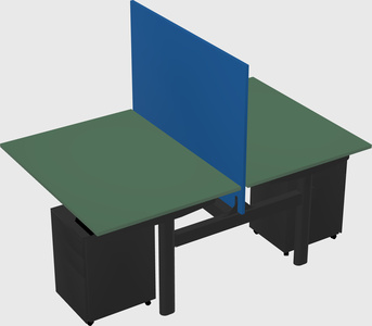 Shared electric desk
