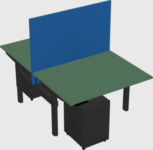 Shared electric desk