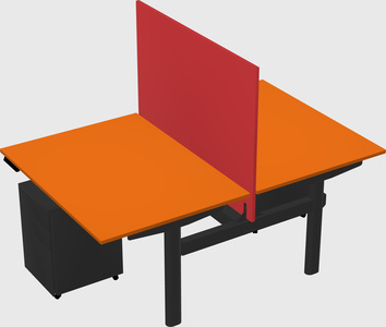 Shared electric desk