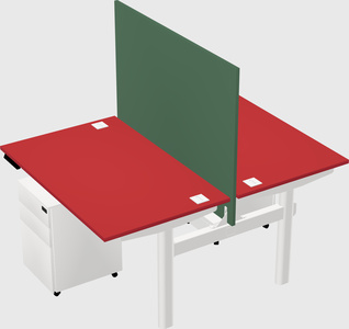 Shared electric desk