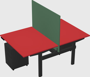 Shared electric desk