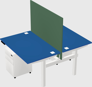 Shared electric desk