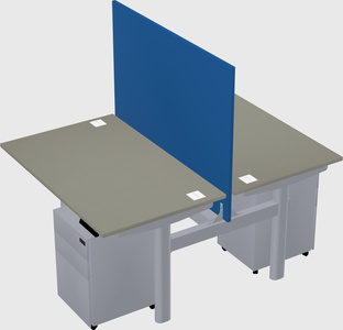 Shared electric desk