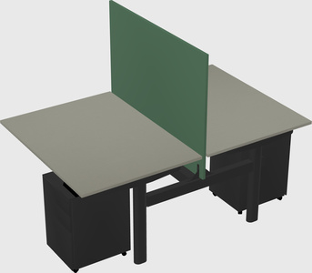 Shared electric desk
