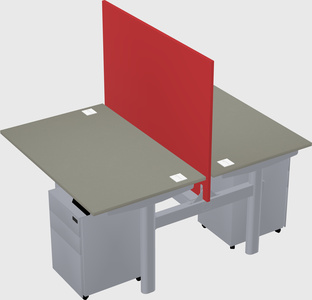 Shared electric desk