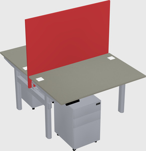 Shared electric desk