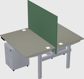 Shared electric desk