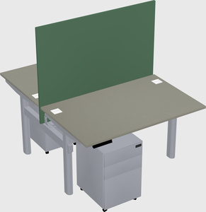 Shared electric desk