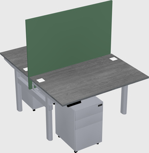 Shared electric desk