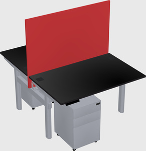 Shared electric desk